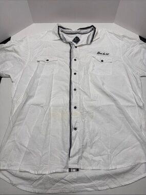 Blanc du Nil Premium White Shirt with Black Trim